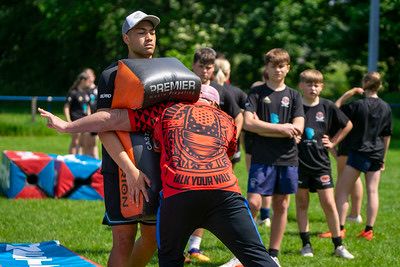 Contact pad work during academy session