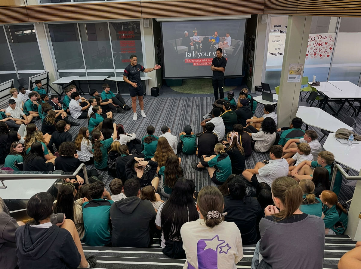 Students engaged in a school workshop session